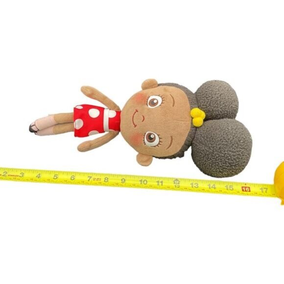 Ada Twist Scientist Plush Doll Netflix Approx 14" Red Polka Dot Dress Plush Doll - Picture 5 of 6